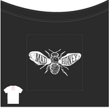Back Logo on Mad Honey Cap Sleeve T-Shirt