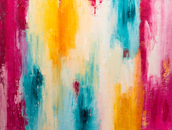 Fire in the Belly, Abstract Painting by Mad Honey Studio