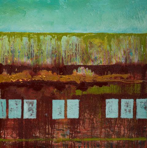 Aquifer II, Abstract Painting by Mad Honey Studio